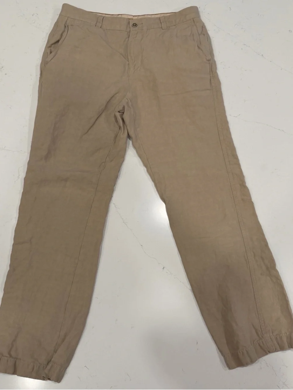 Tommy Bahama Men’s Khaki Linen/Silk Pants 32x28